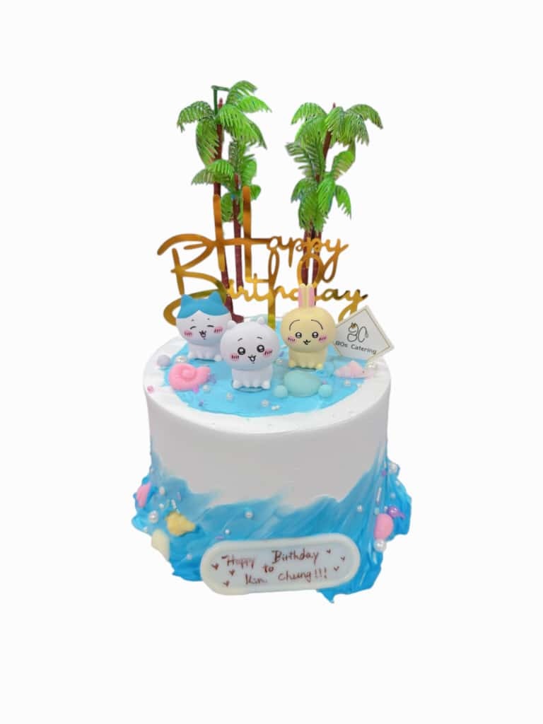 chiikawa 海洋主題蛋糕
