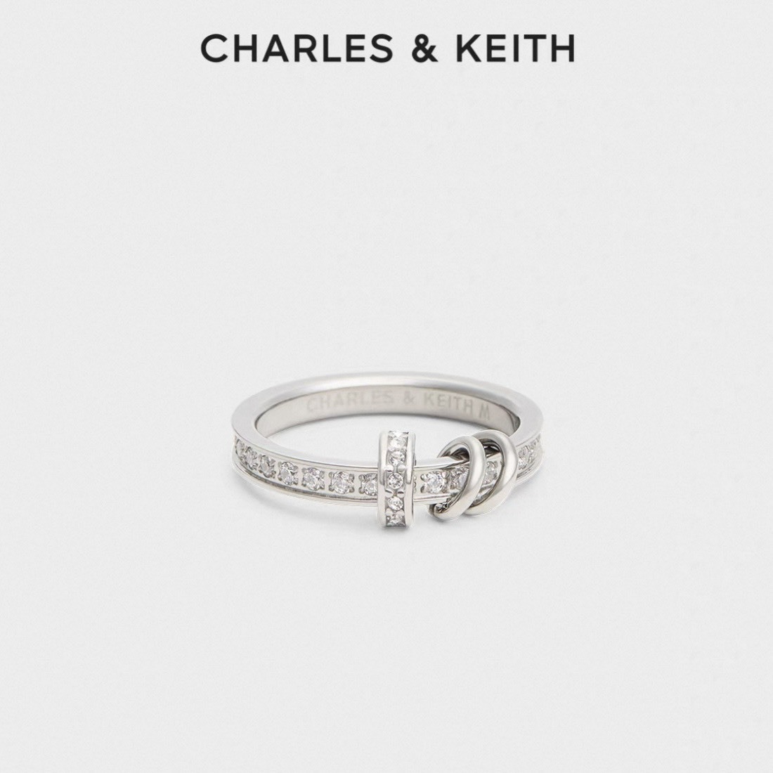 <聖誕限量>Charles & Keith 小CK 水晶系列 爆閃 手環 戒指