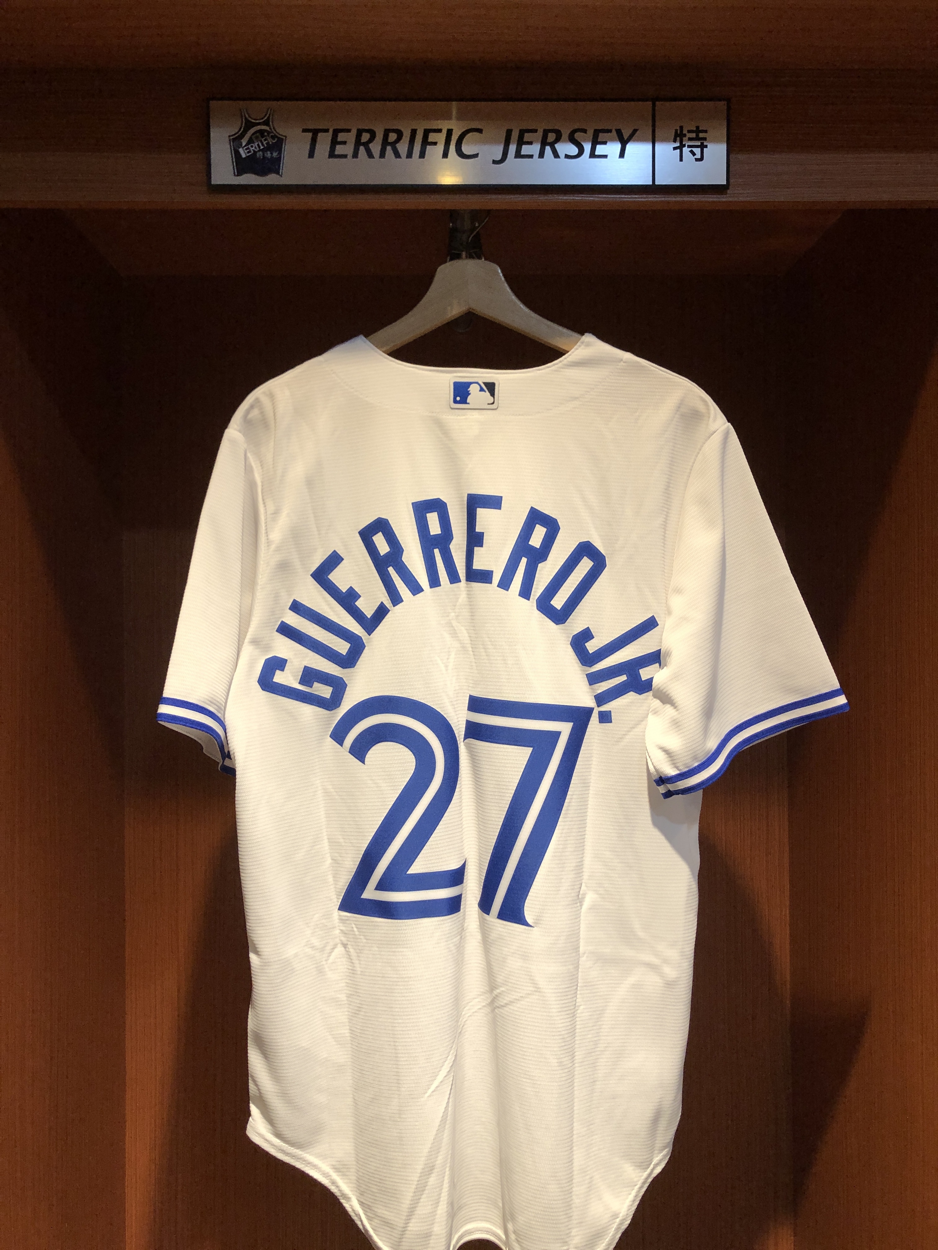 MLB球衣 Vladimir Guerrero Jr. 多倫多藍鳥白 Nike Replica Player Name Jersey 球迷版 熱轉印 全新