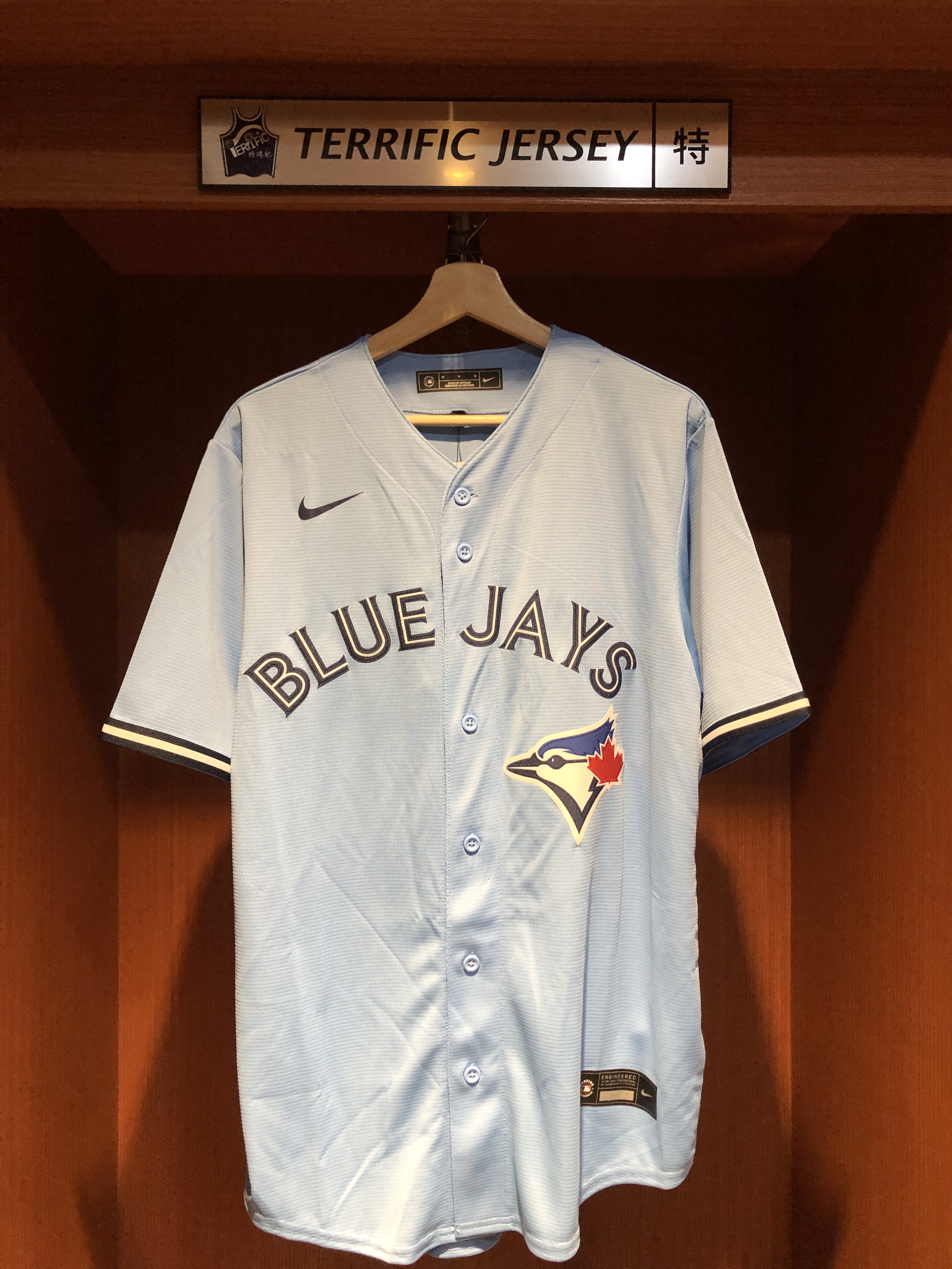 MLB球衣 Vladimir Guerrero Jr. 多倫多藍鳥水藍 Nike Replica Player Name Jersey 球迷版 熱轉印 全新