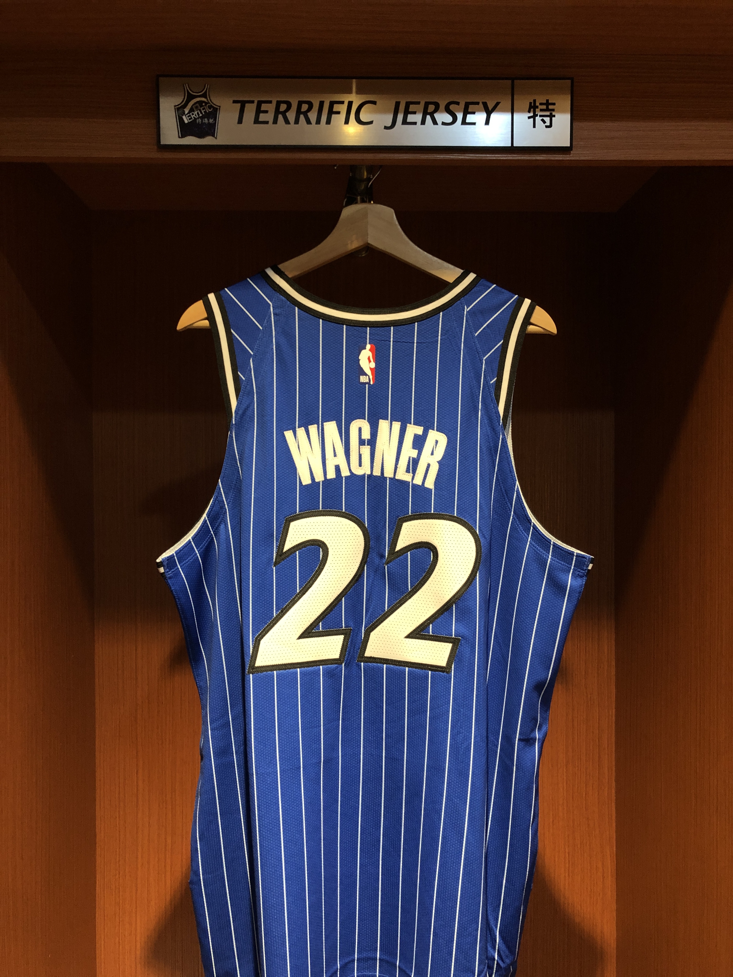 NBA球衣 Franz Wagner 奧蘭多魔術藍 條紋 Icon Nike Authentic 球員版 電繡 全新