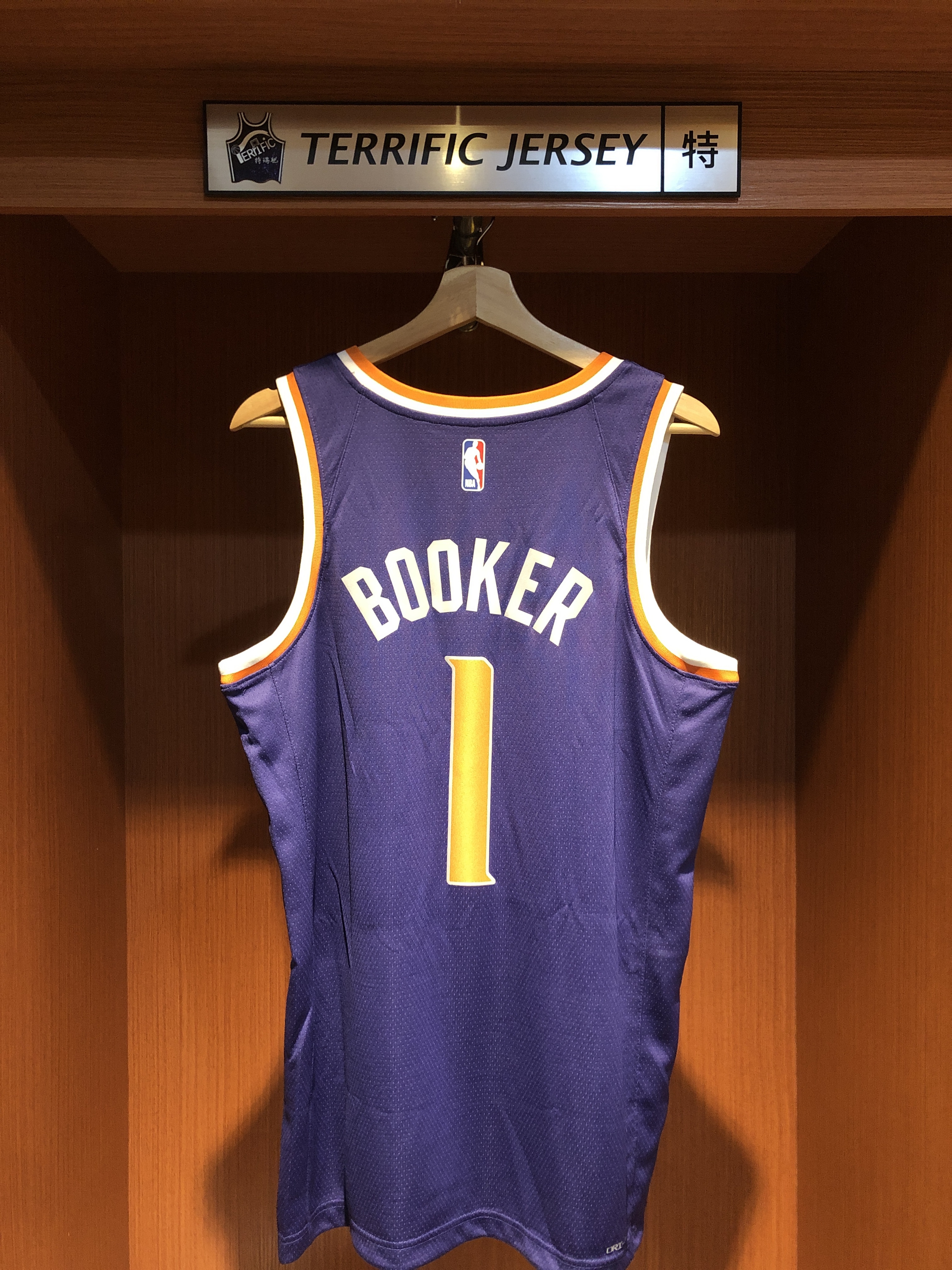 NBA球衣 Devin Booker 鳳凰城太陽紫 Icon Nike Swingman 球迷版 熱轉印 全新