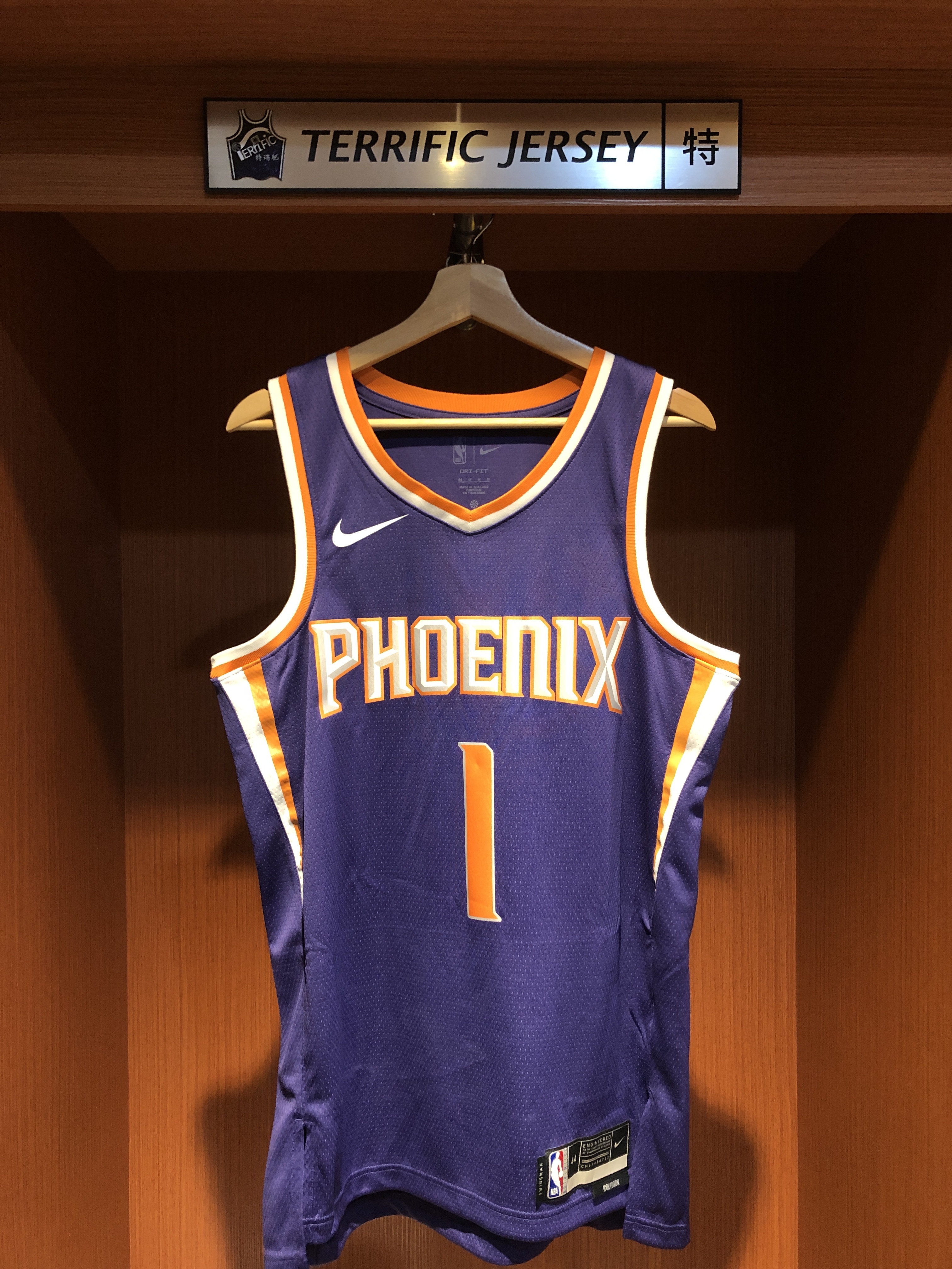 NBA球衣 Devin Booker 鳳凰城太陽紫 Icon Nike Swingman 球迷版 熱轉印 全新