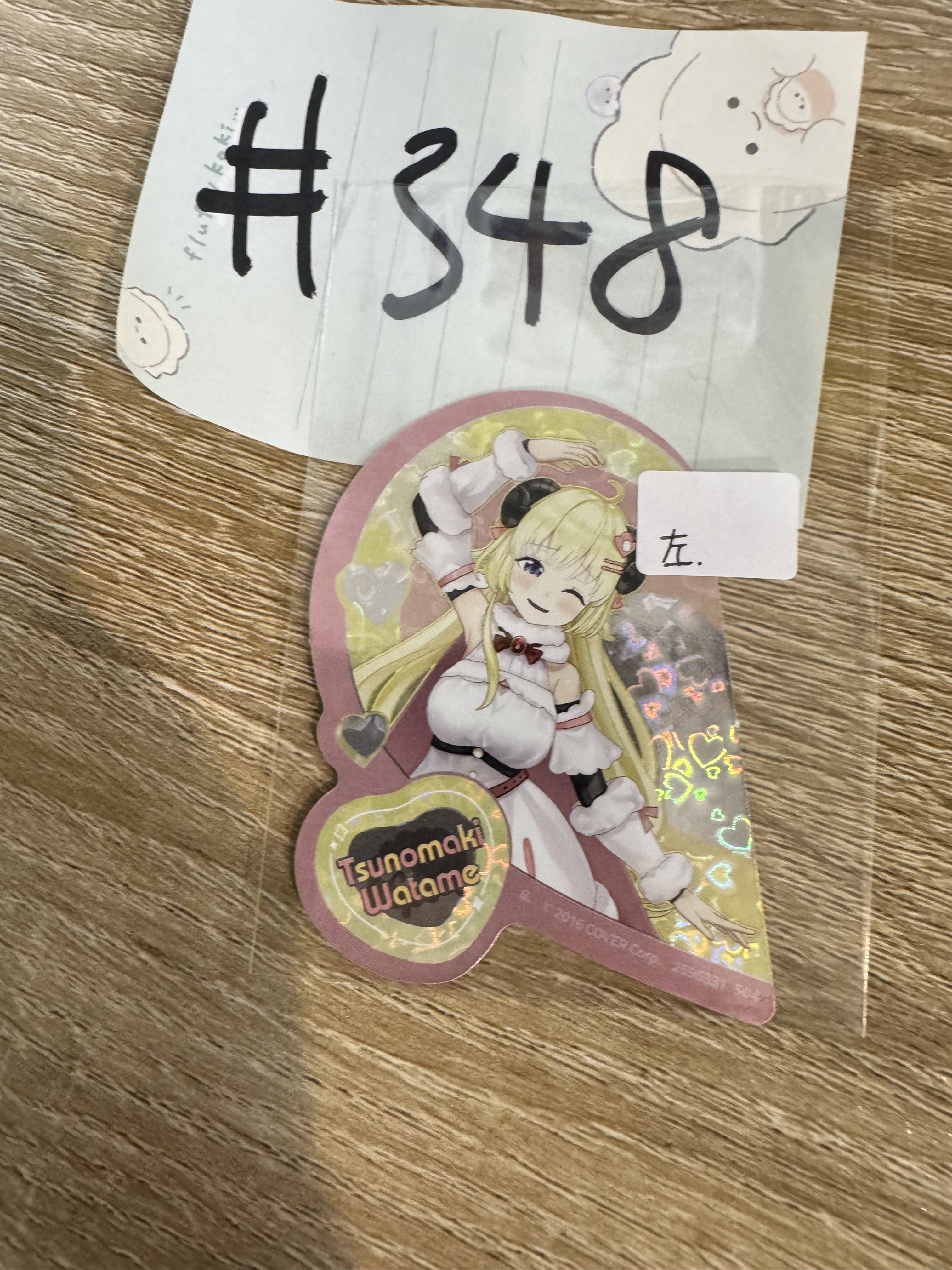 Hololive  WATAME  貼紙 左#348