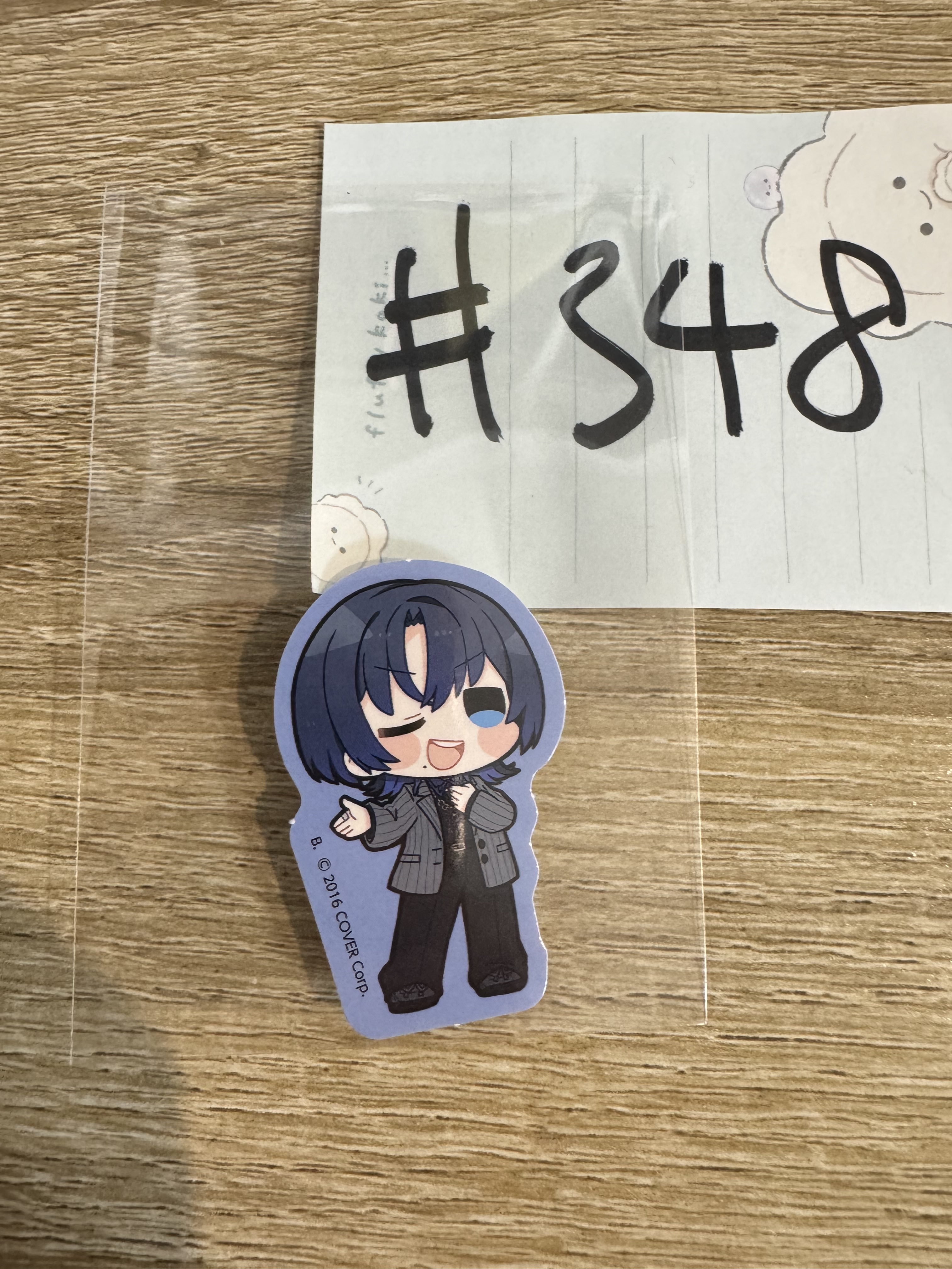 Hololive 青 貼紙 #348