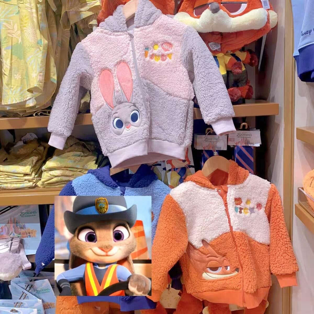 廠單 Disney zootopia羊羔毛外套