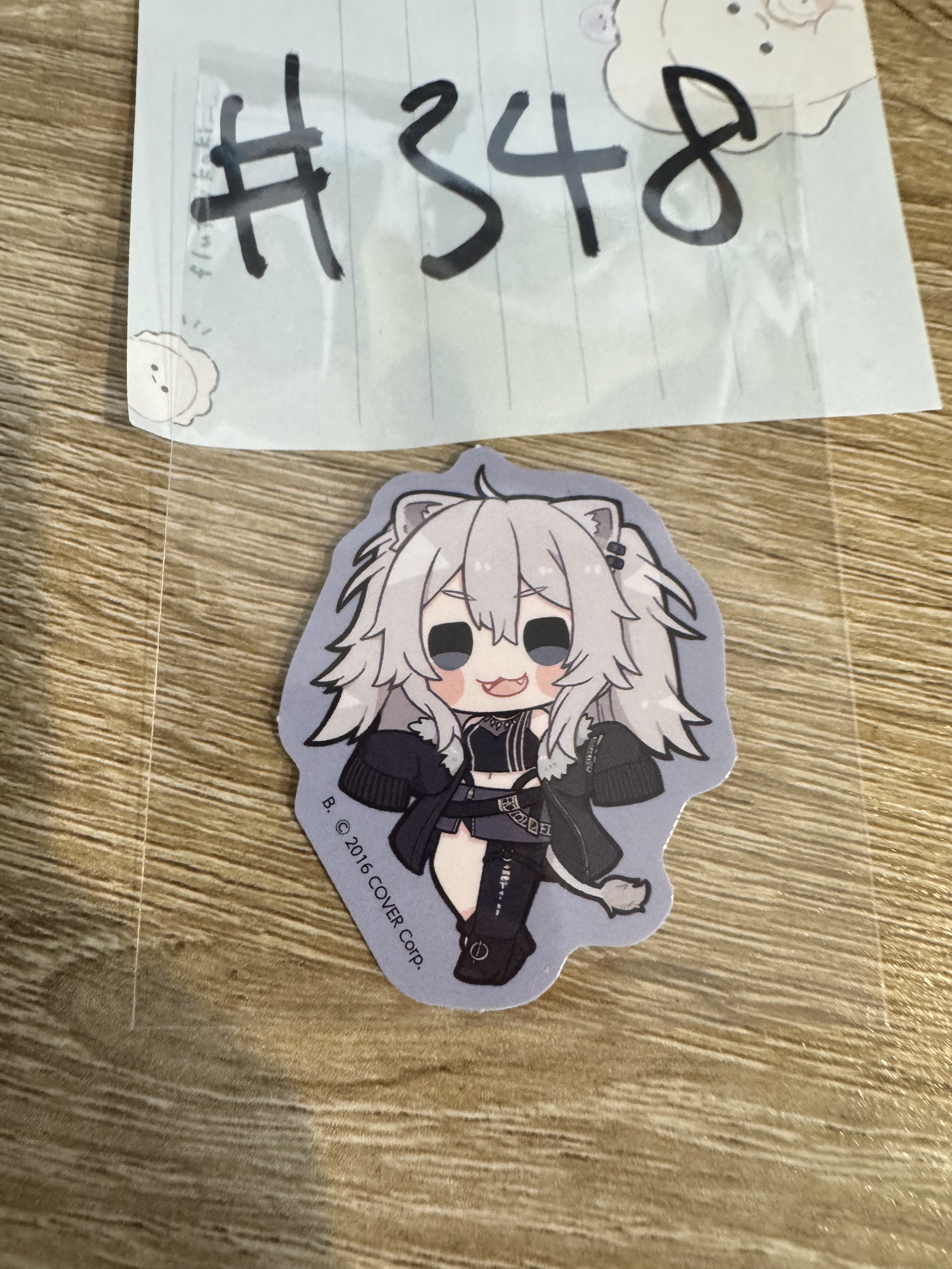 Hololive 獅白 貼紙 #348