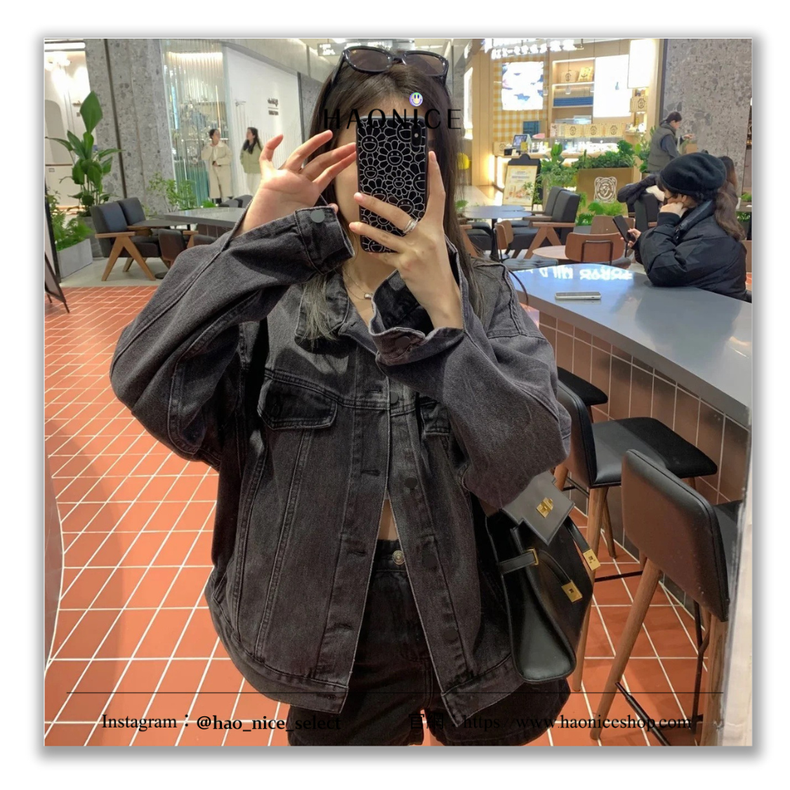 【HAO NICE】低調的剛剛好🔥Essentials 經典矽膠字母標牌 美式復古 水洗牛仔外套 長袖