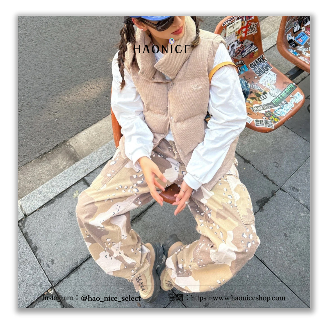 【HAO NICE】軍事迷彩潮🔥STUSSY 沙漠迷彩風長褲 工裝 寬鬆直筒褲 軍事風