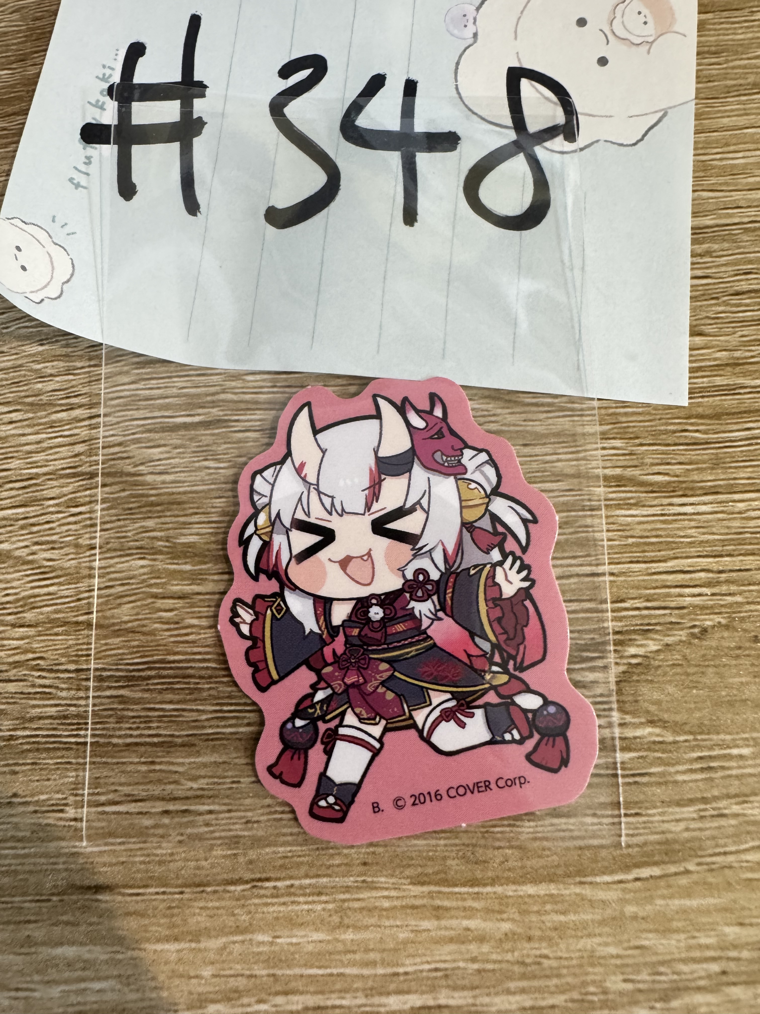 Hololive 百鬼 貼紙 #348