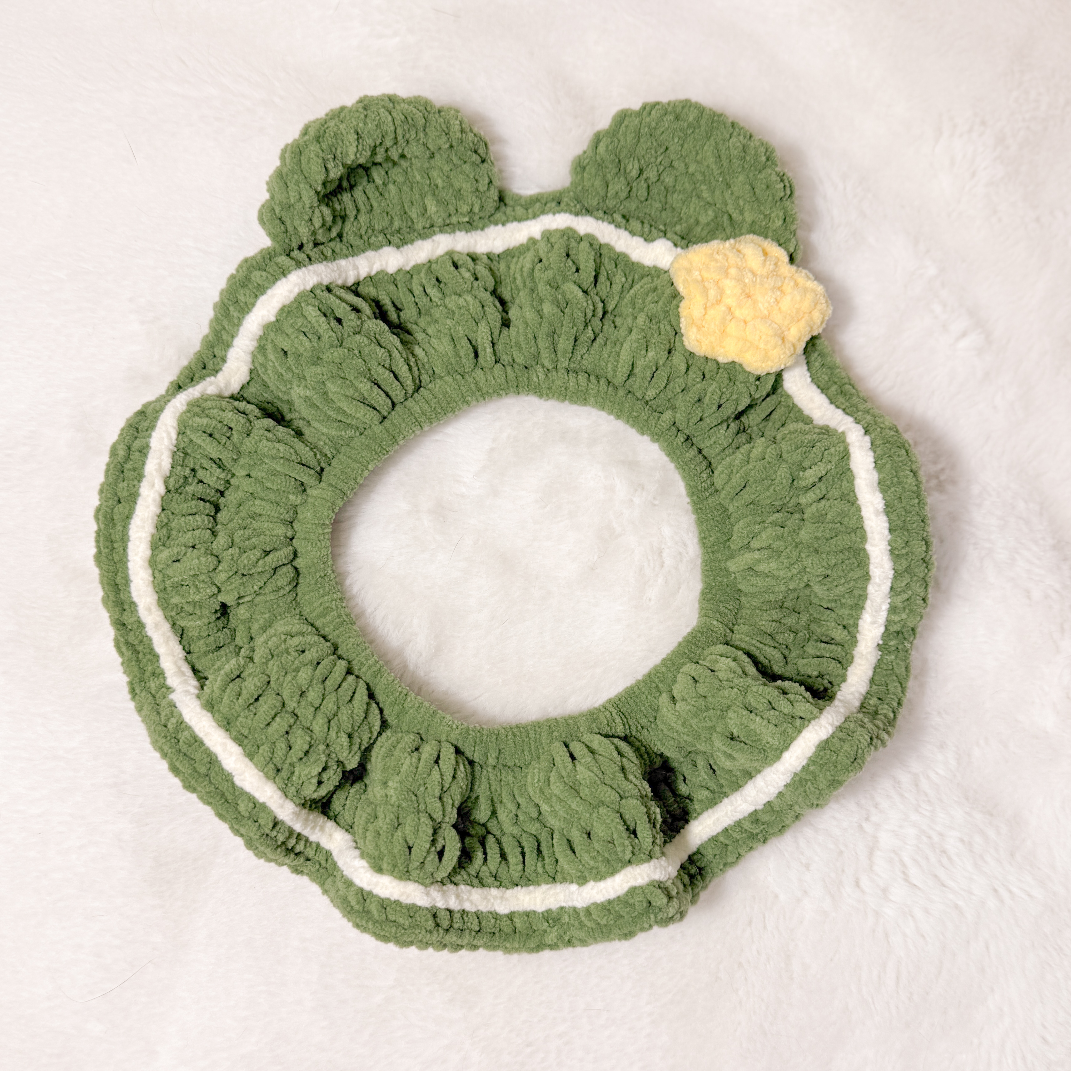 聖誕熊熊領巾・松綠星星