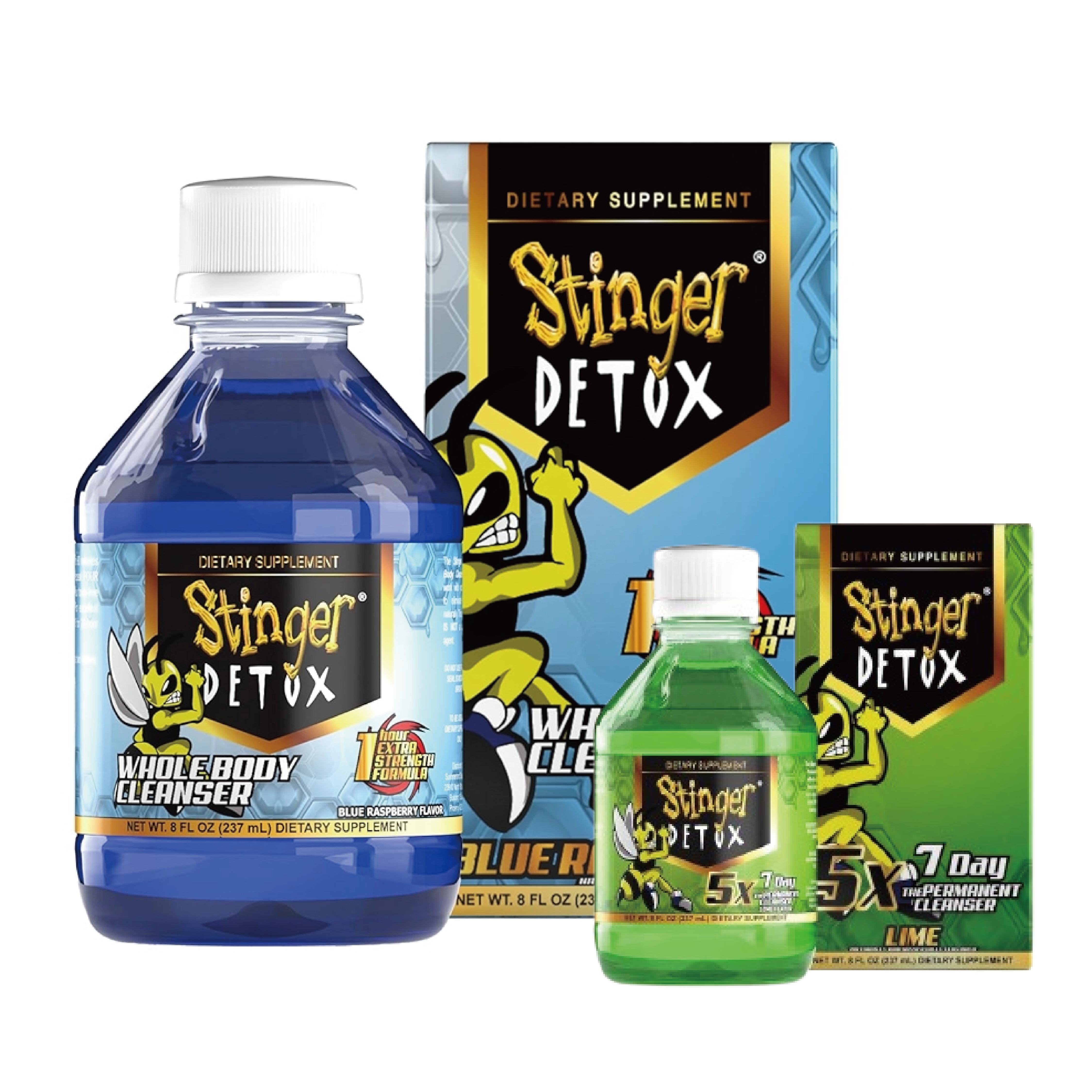 Stinger Detox 天然強效沒事果汁 -  全面清潔 / 高速清潔 / 強效清潔 / 洗髮精 / 組合包