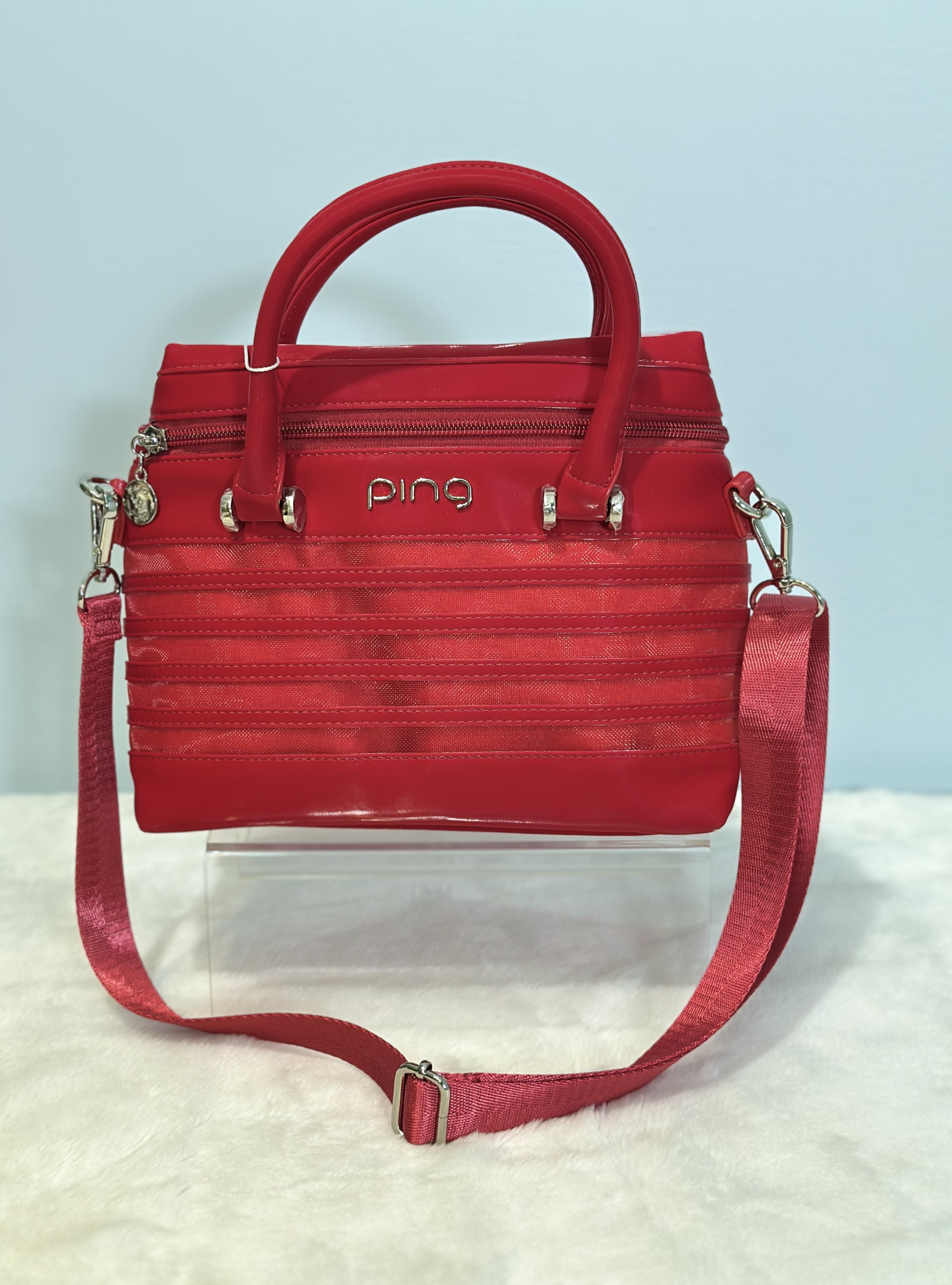 雙11🔥 韓版設計PING GOLF奢華感小背包（附兩用提袋）