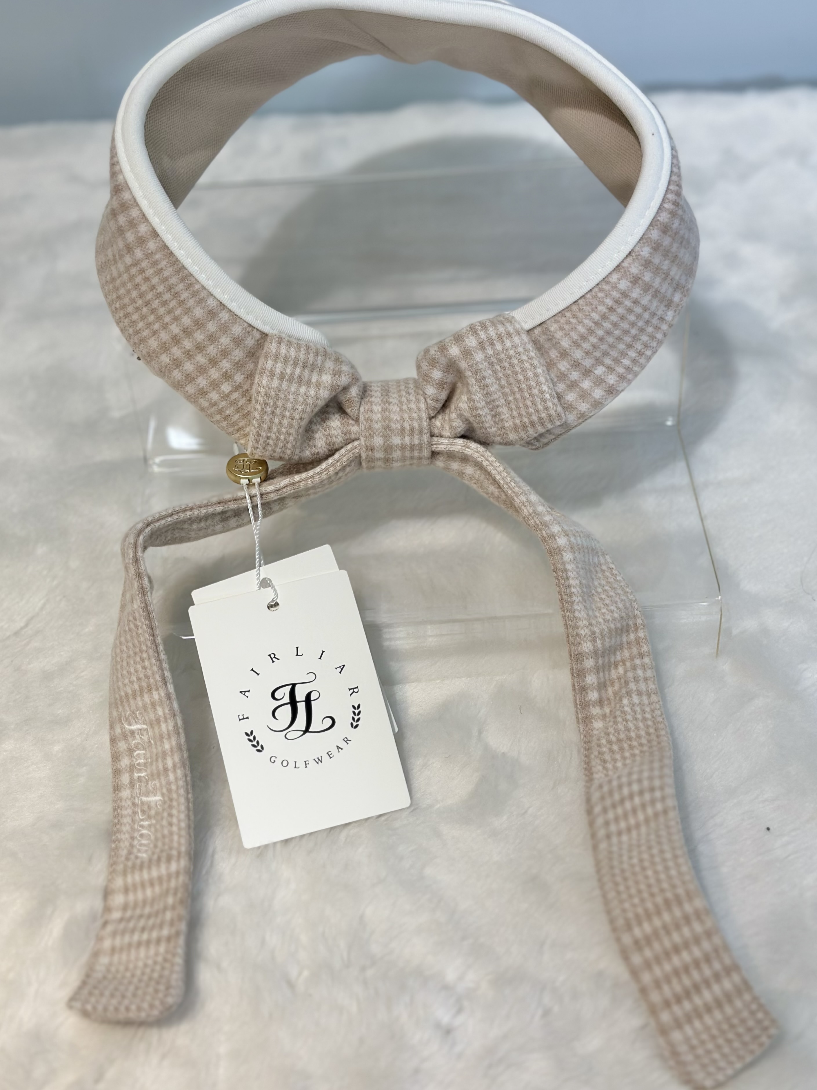 雙11🔥 韓國品牌FAIRLIAR GOLF 氣質緞帶高爾夫球中控帽