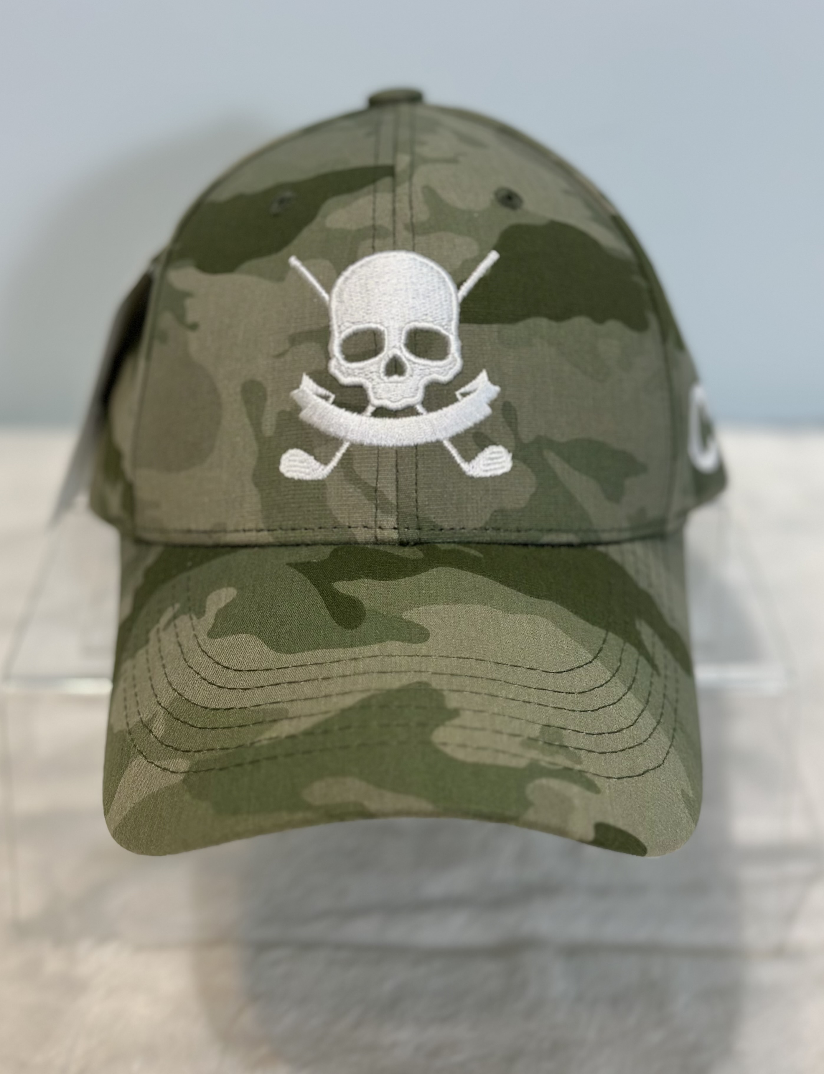 雙11🔥 韓國品牌CHUCUCHU GOLF迷彩印花SKILL高爾夫球帽(男女共款）