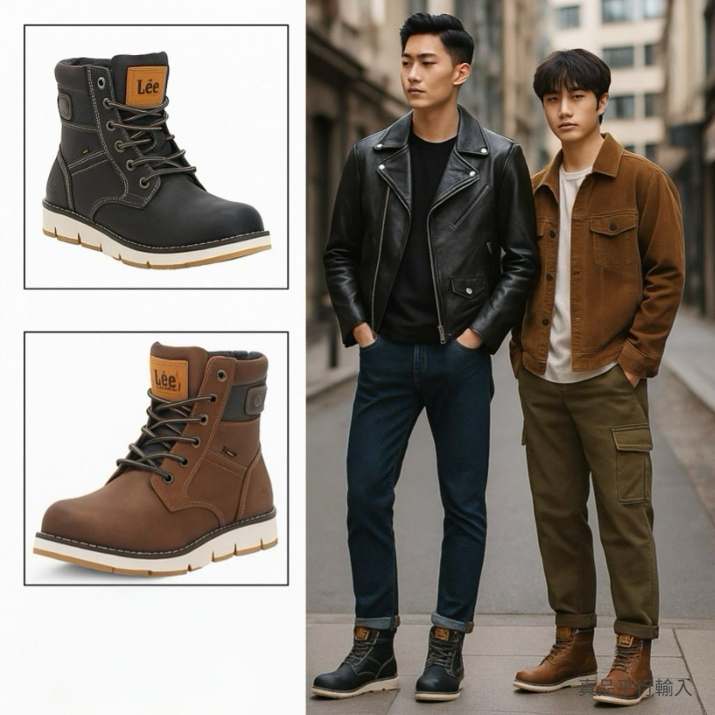 【預購】LEE H111050 男裝休閒繫帶靴