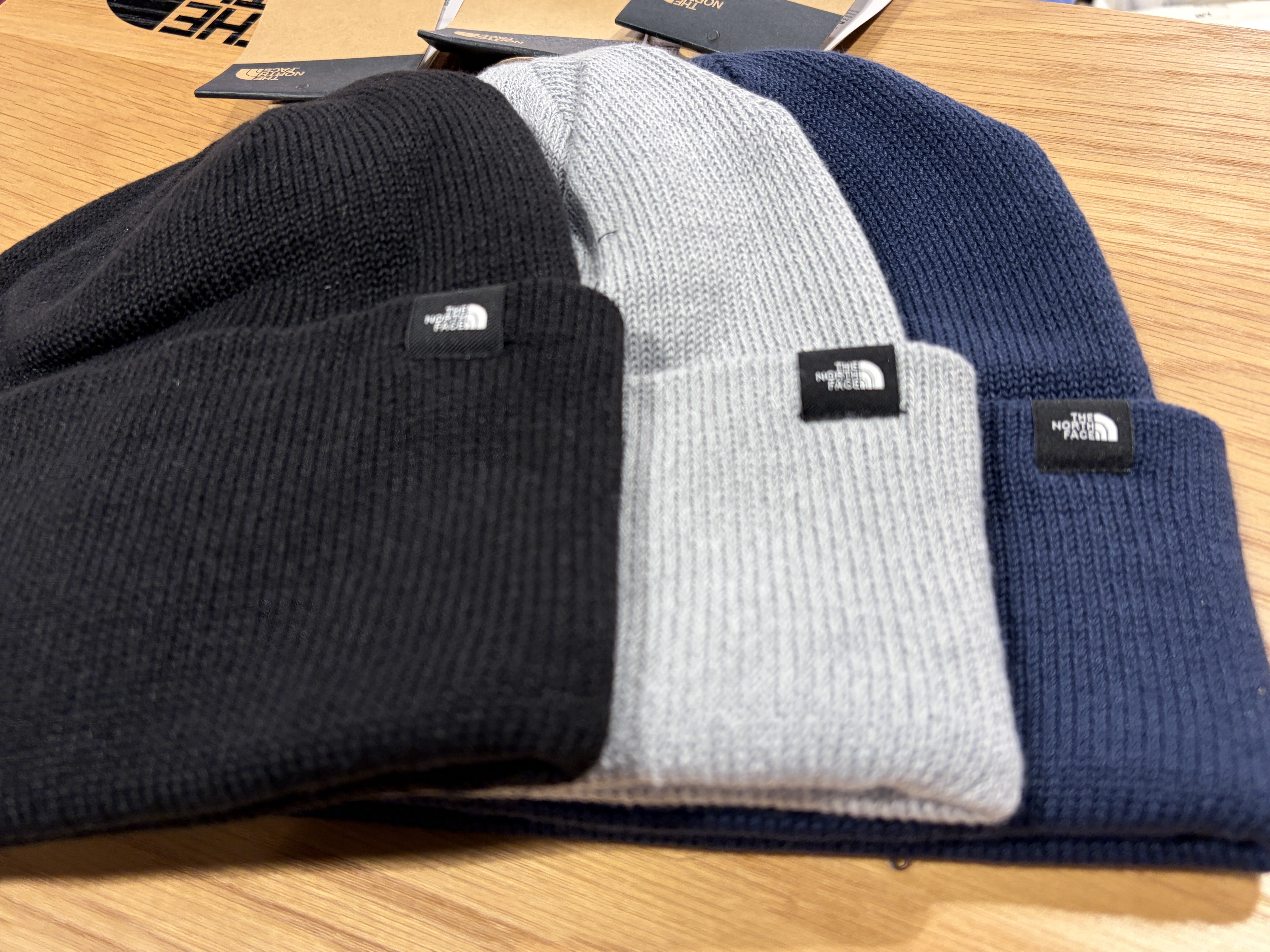 THE NORTH FACE 大人 厚款 小標 針織毛帽