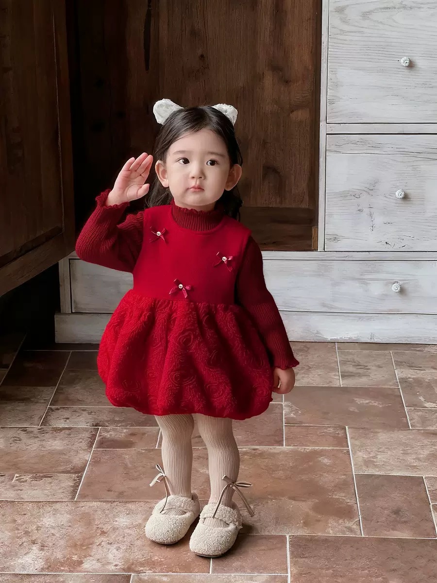 兩色小香風上衣/加絨洋裝