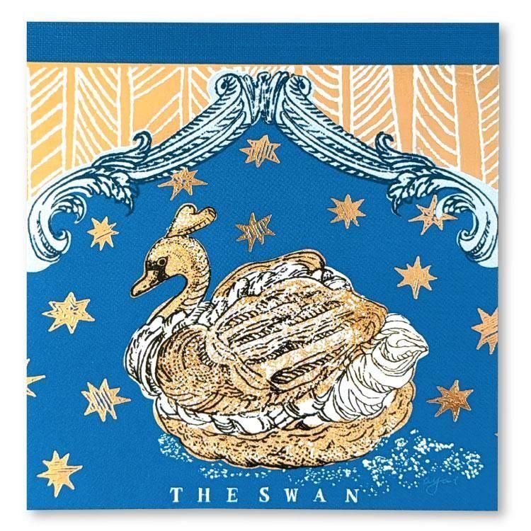 天鵝塔 井上綾 100便條本｜日本ACTIVE CORPORATION