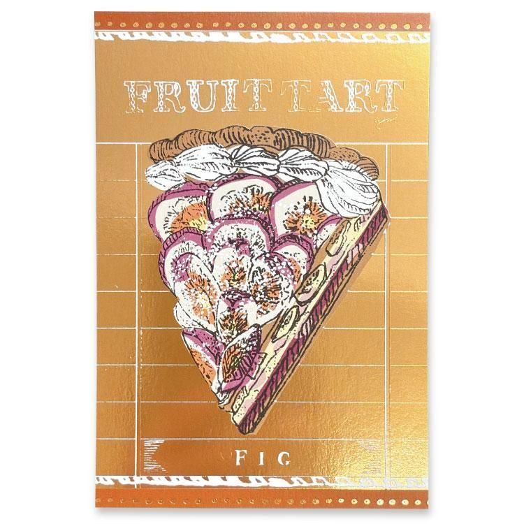 水果塔 井上綾 箔押明信片｜日本ACTIVE CORPORATION