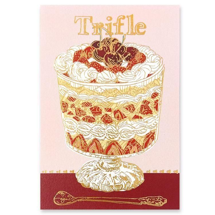 草莓蛋糕 井上綾 箔押明信片｜日本ACTIVE CORPORATION