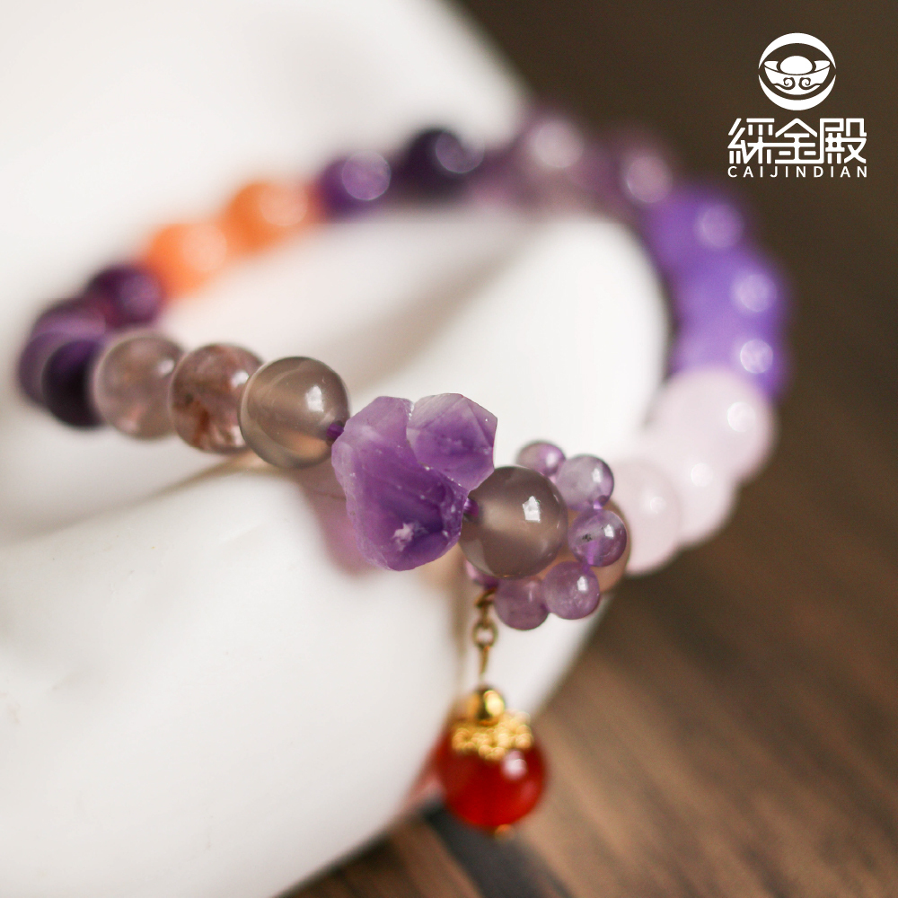 九紫離火轉運手珠｜諸事順遂｜增強運勢｜遠離災禍｜水晶｜手鍊｜手繩【綵金殿】