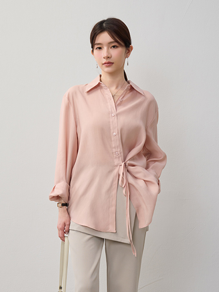 OH!HER 氣質造型綁帶襯衫