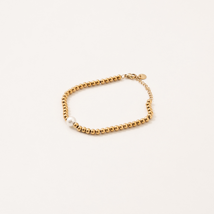 miramira珠光｜鍊結金圓珠手環/鍊C5716-金59511