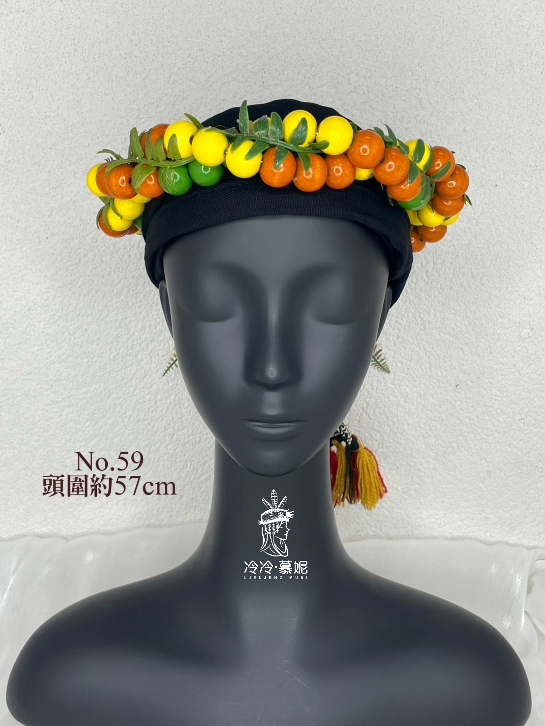 W-No.59木珠花環57cm