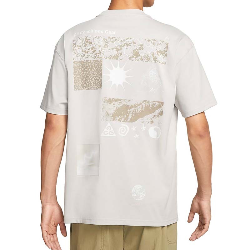 Nike NRG ACG Tee Lunar Change 男 灰杏 休閒 短袖 FJ1126-012 [台灣現貨]