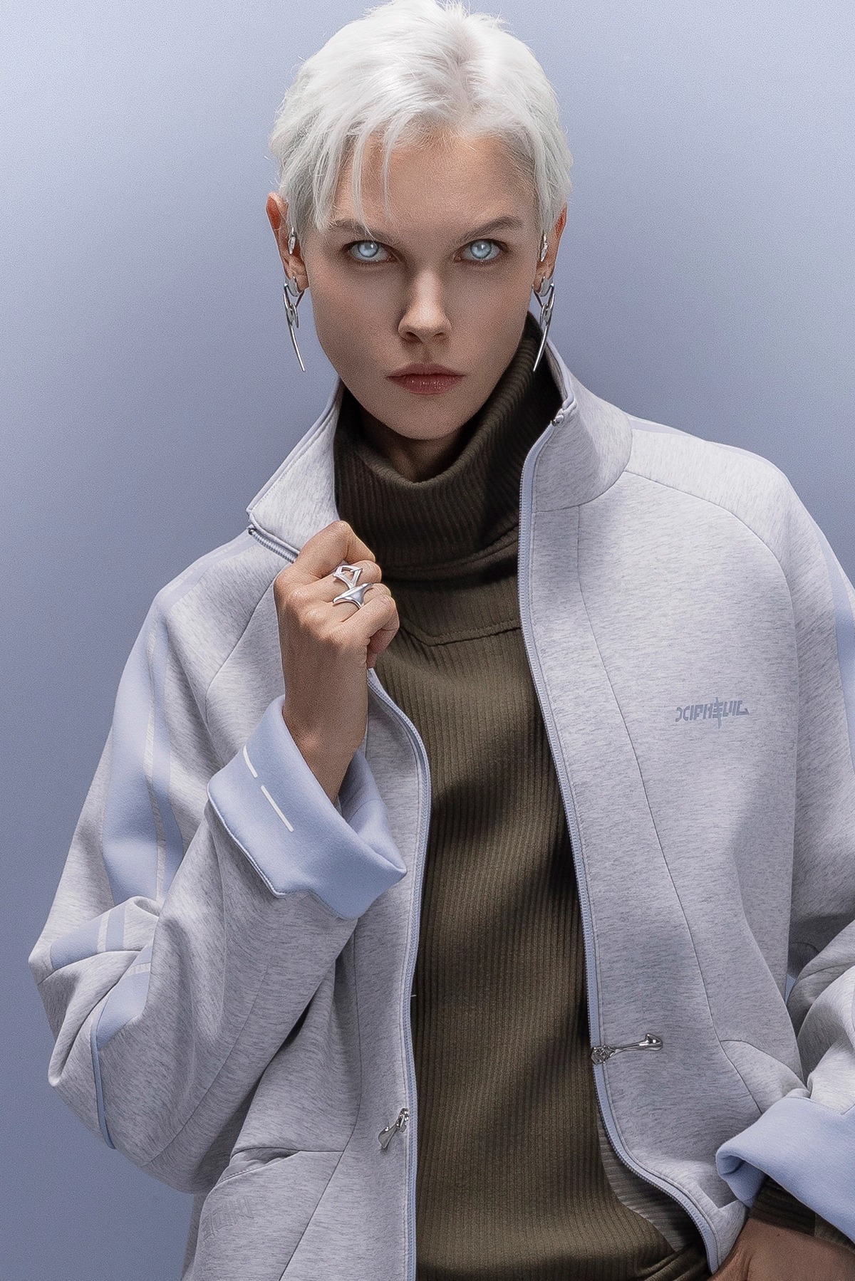 XIPHEVIL「遊龍唐裝_短版」全新中式抗皺空氣層高街賽博運動外套