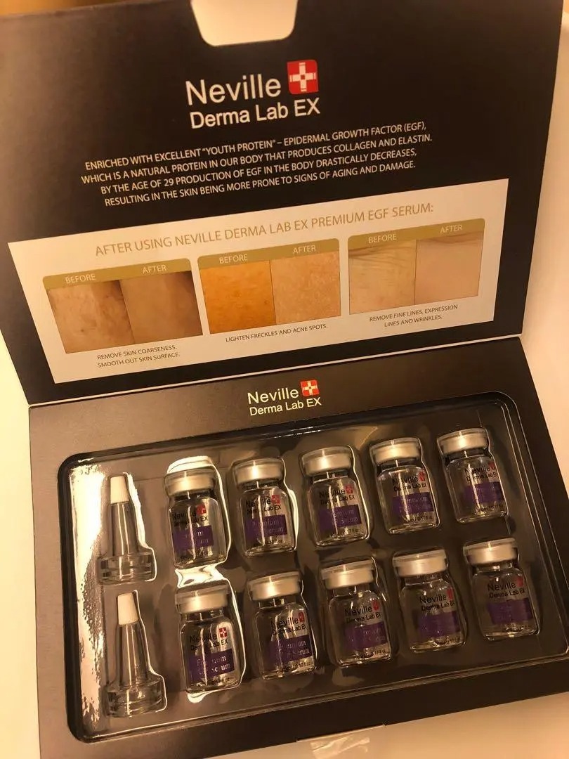 Neville Derma Lab EX EGF終極減齡面部精華5ml x 10枝 z559✨溫馨提示✨（2 月尾3 月初寄出） 💢產品是供應商一次性推出少量優惠，所以不能提供存貨服務，敬請留意💢