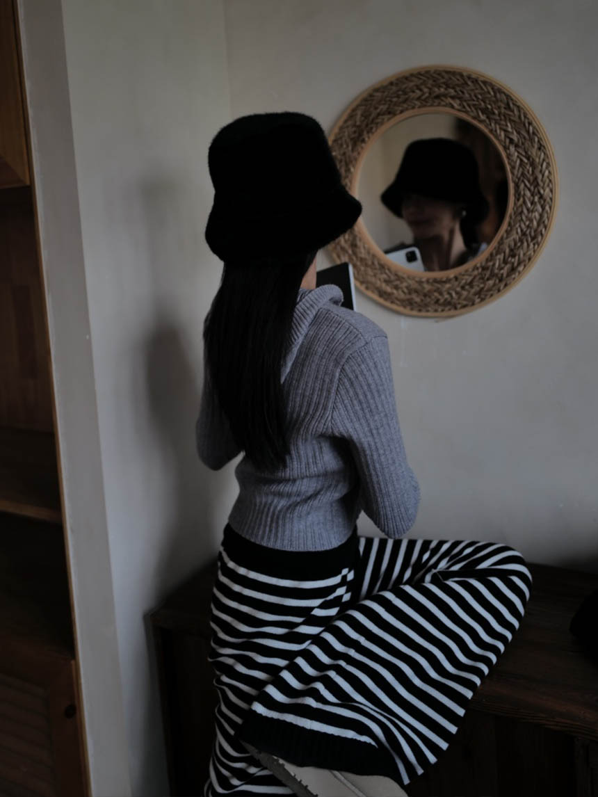 連帽坑紋毛衣*5色