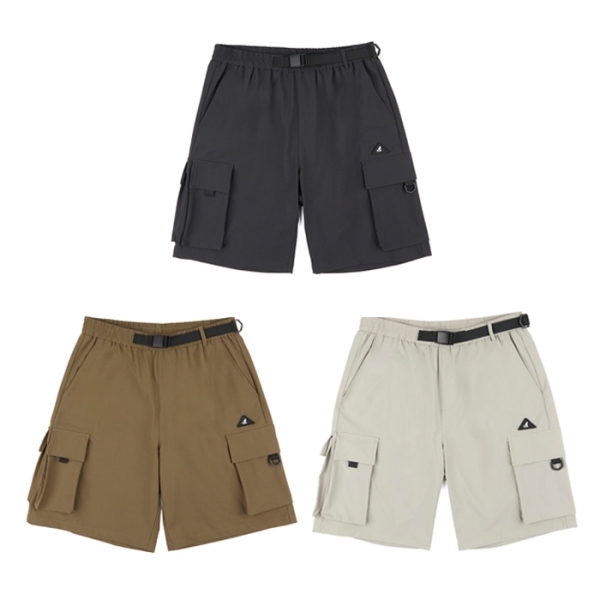 KANGOL 短褲 深灰 淺灰 卡其 多口袋 工裝 風短褲 中性 6425152011 6425152070