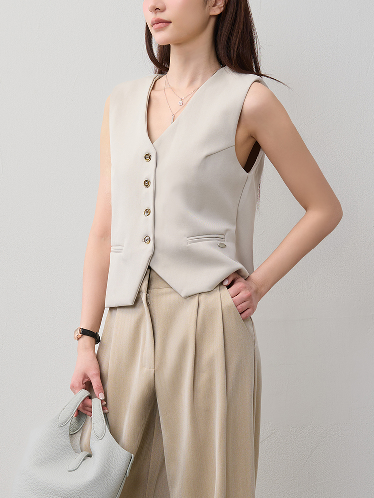 OH!HER 法式挺版西裝背心