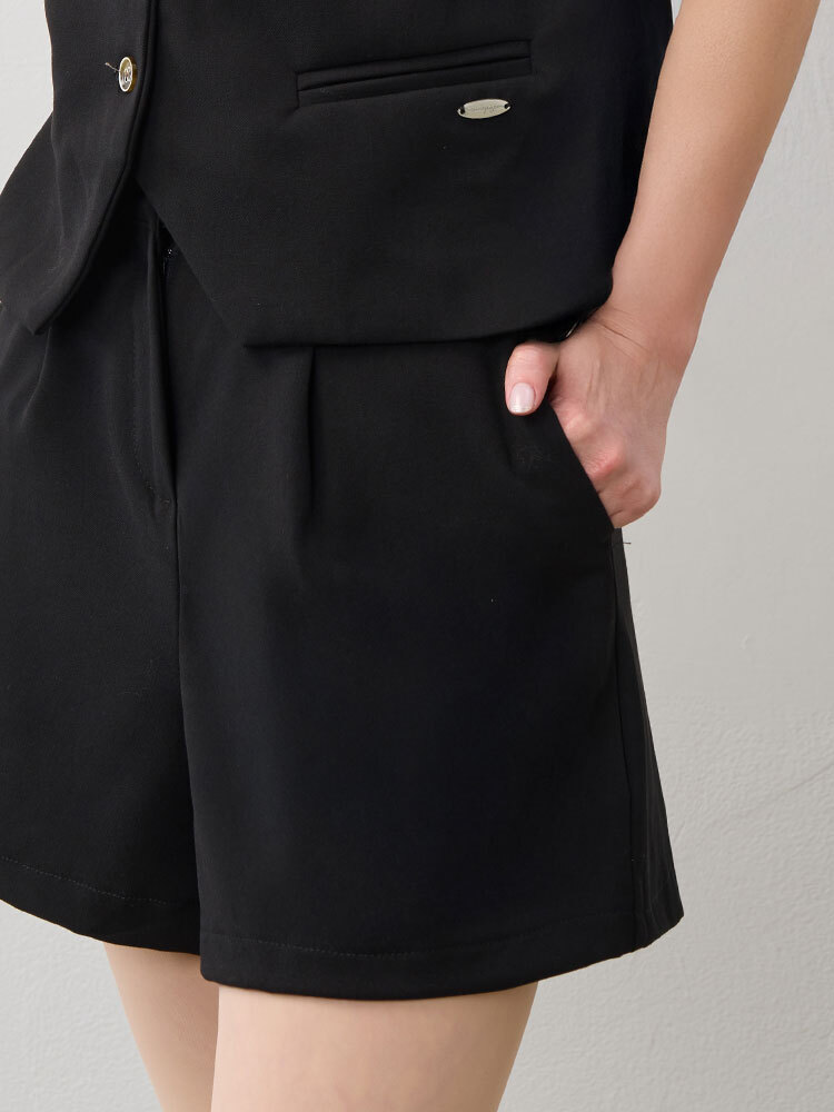 OH!HER 法式打褶西裝短褲