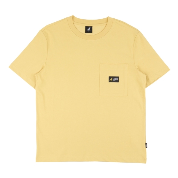 KANGOL 短袖 淺綠 芥末黃 深灰 寬版 落肩 口袋T 短T 中性 6425100562 6425100510 6425100570