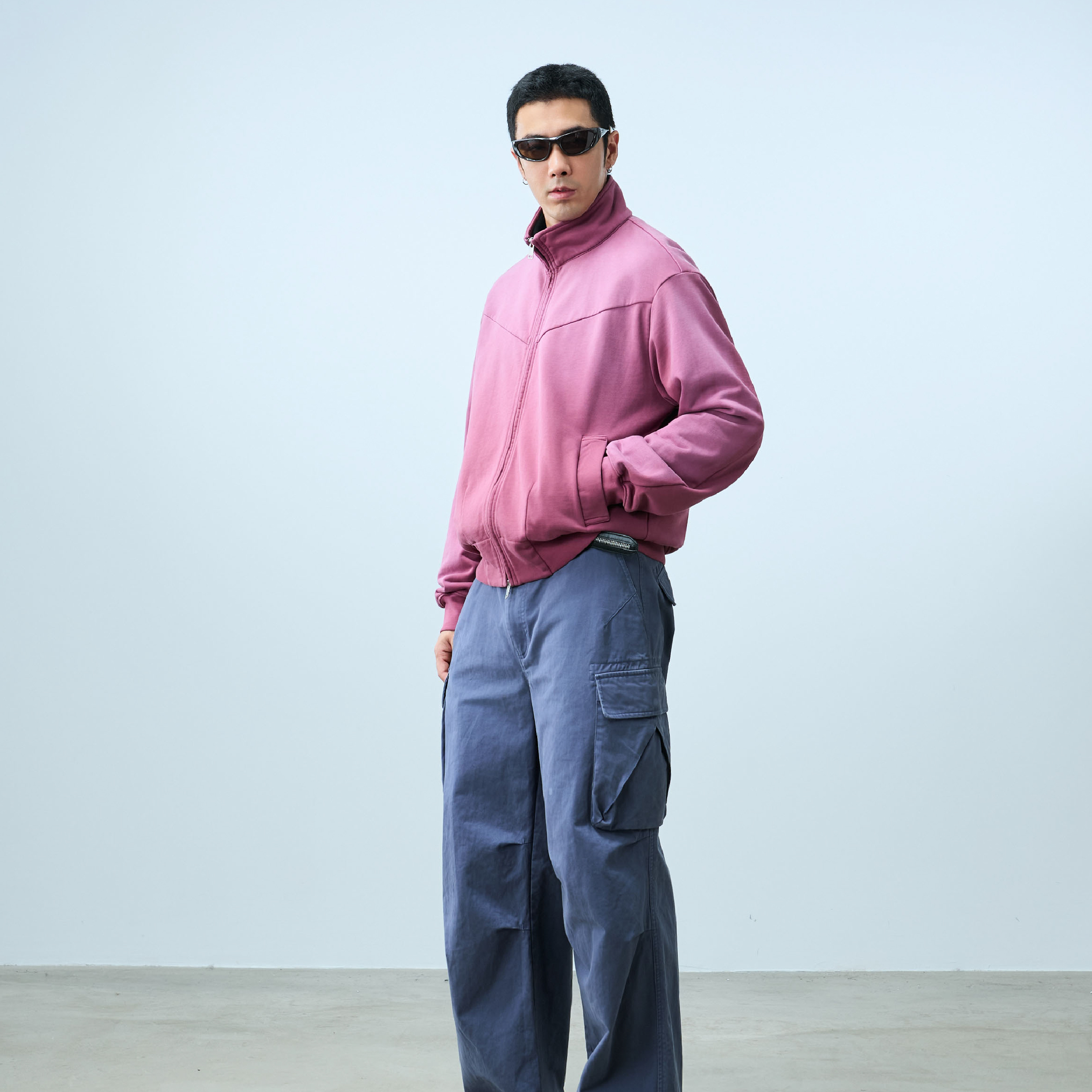 TANOXI Washed Track Jacket 水洗棉 拉鍊外套 [TNX-H086]