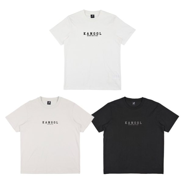 KANGOL 短袖 白 淺灰 黑 基本LOGO 短T 中性 6425100600 6425100611 6425100620