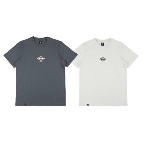 KANGOL 短T 淺灰 深灰 幾何印花 短袖 上衣 中性 6425100810 6425100811