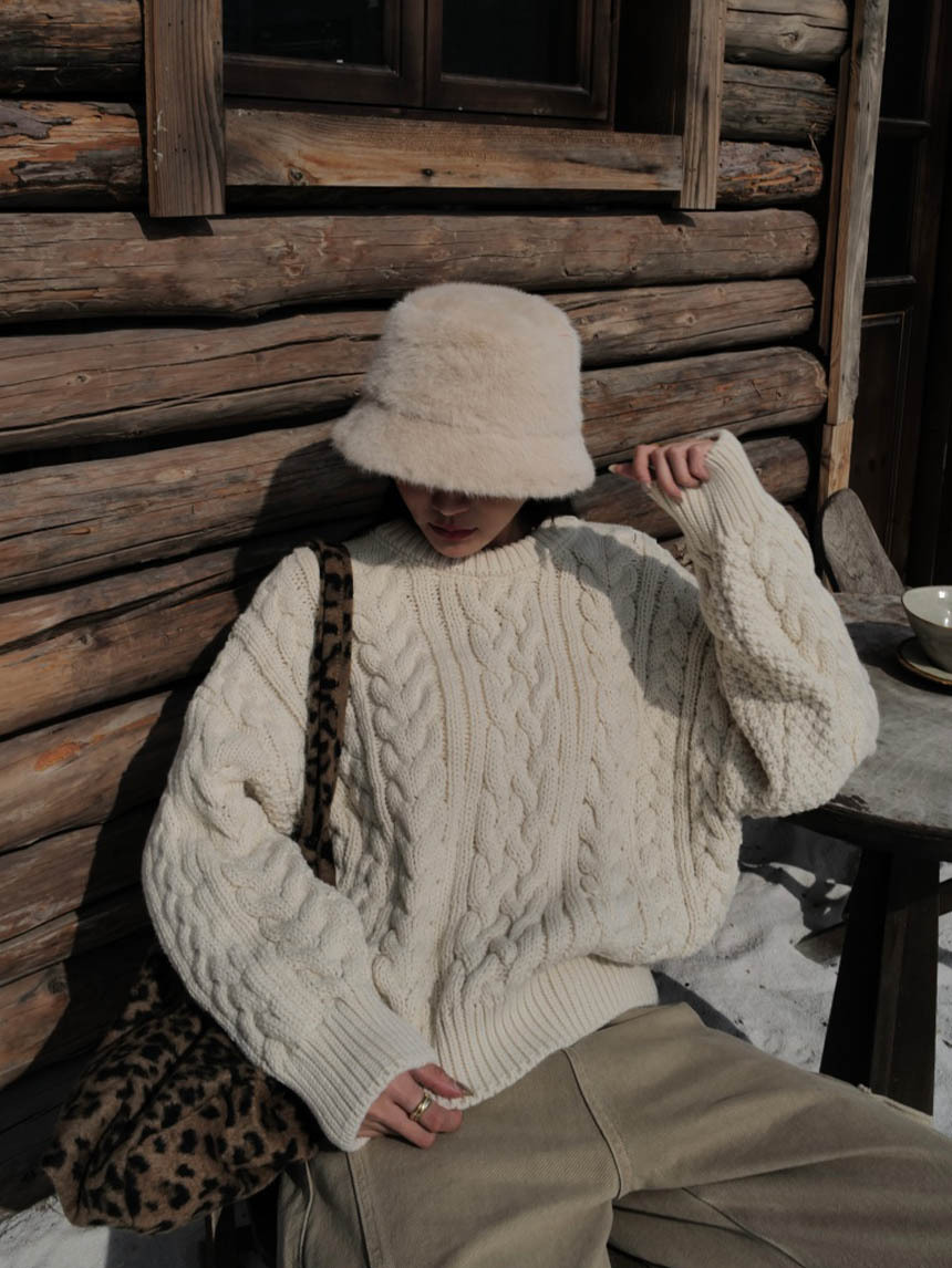 超厚實麻花毛衣*3色