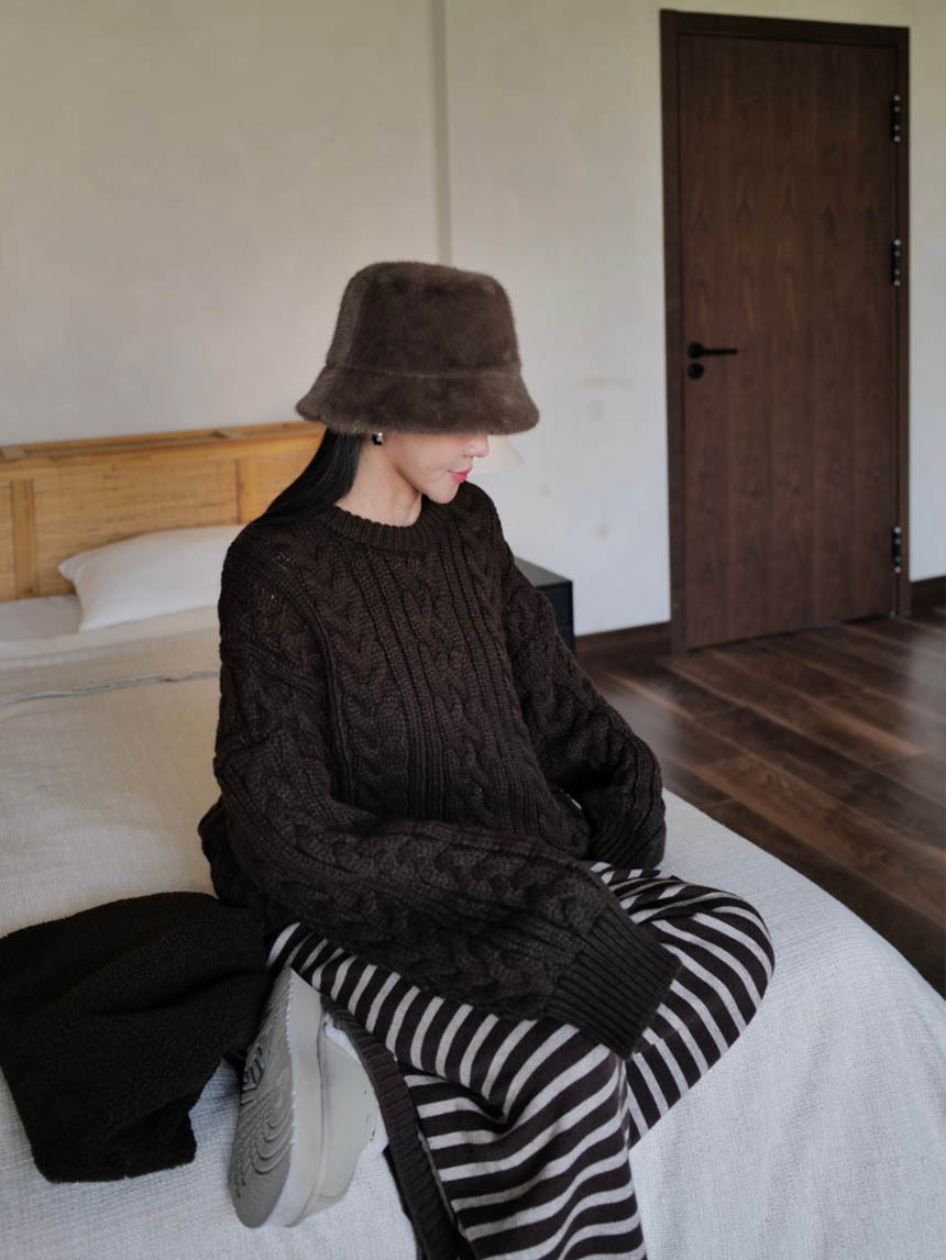 超厚實麻花毛衣*3色