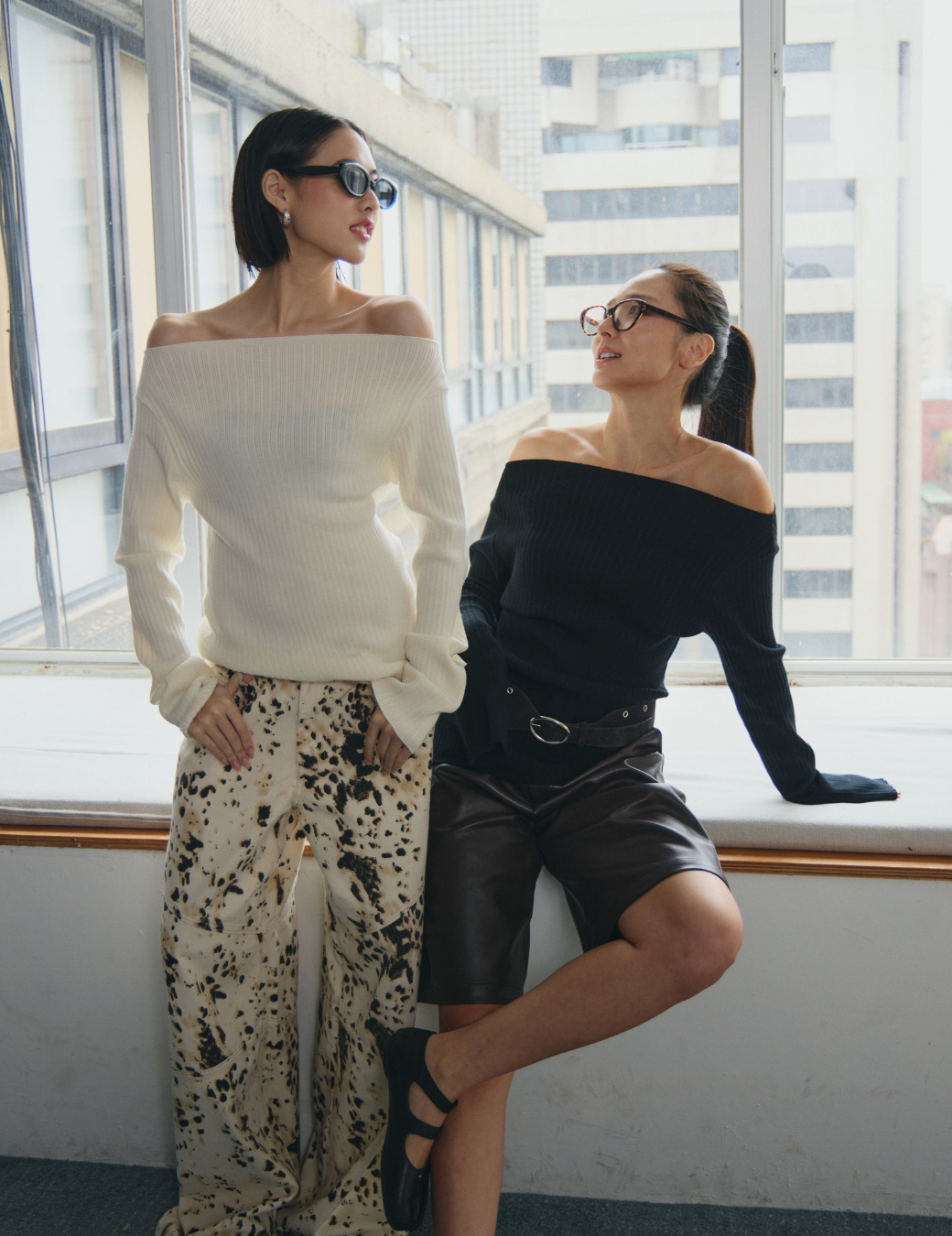 皮革簡約六分褲（3尺寸）