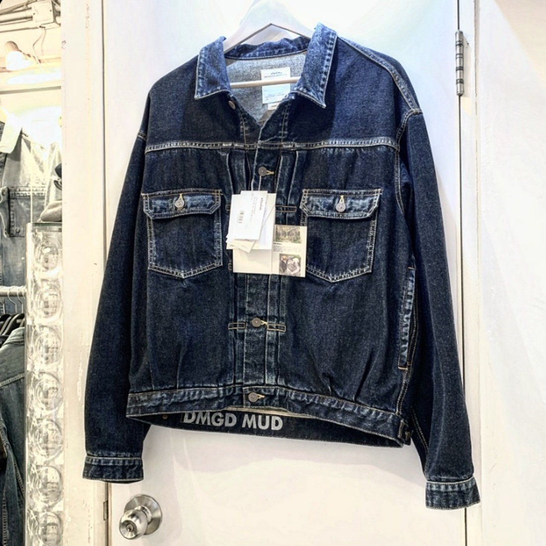 VISVIM SOCIAL SCULPTURE 101XX JKT DMGD MUD OVERDYE *泥染 - SIZE 3 IN STOCK NOW (現貨發售中)