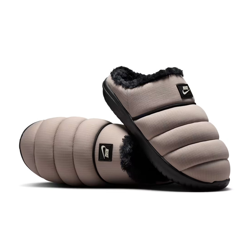 Nike Burrow SE "College Grey Black" 灰黑 保暖 拖鞋 男鞋 HV8561-003 [台灣現貨]