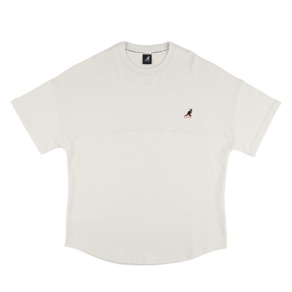 KANGOL 短袖 米灰 黑 拳擊袋鼠 印花 休閒 寬版 中性 6425101709 6425101720
