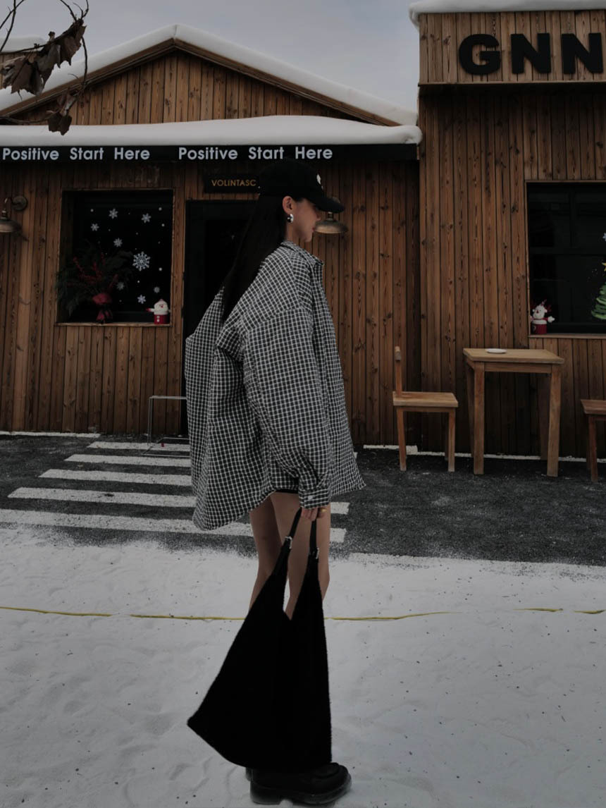 格紋鋪棉襯衫棉襖*3色