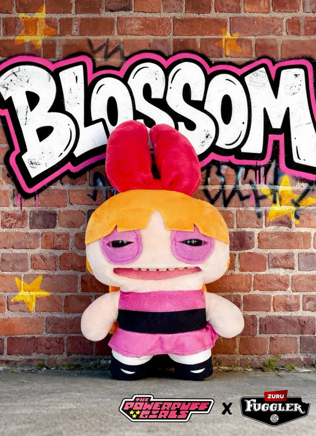 FUGGLER 牙寶X飛天小女警聯名系列 毛絨公仔 四款