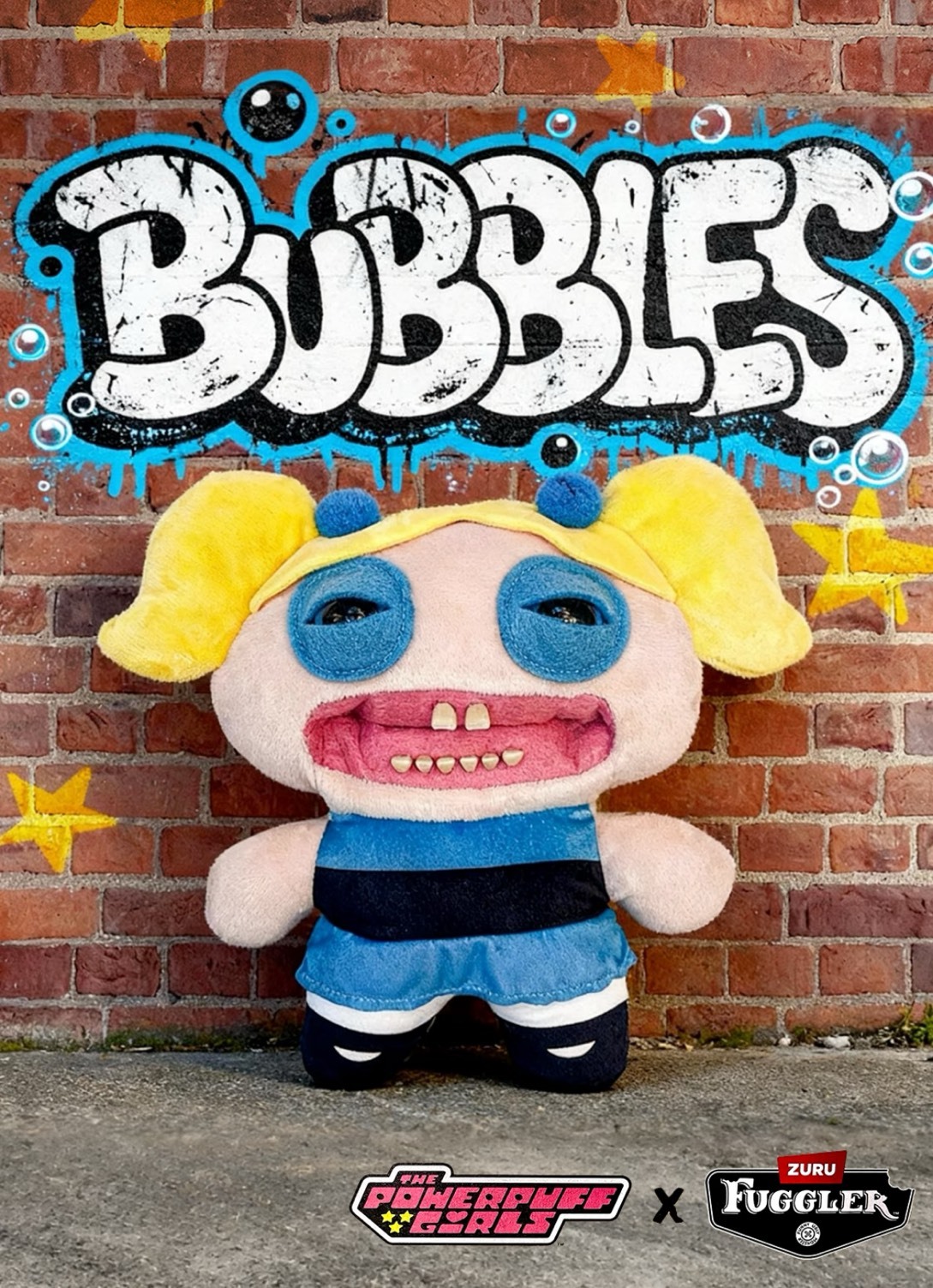 FUGGLER 牙寶X飛天小女警聯名系列 毛絨公仔 四款