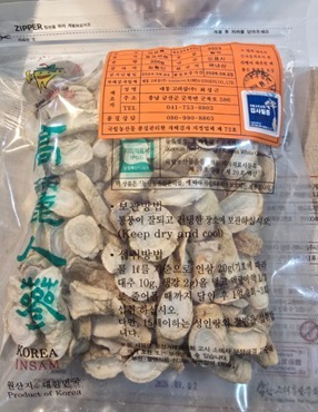 (5059) 人蔘切片 300g